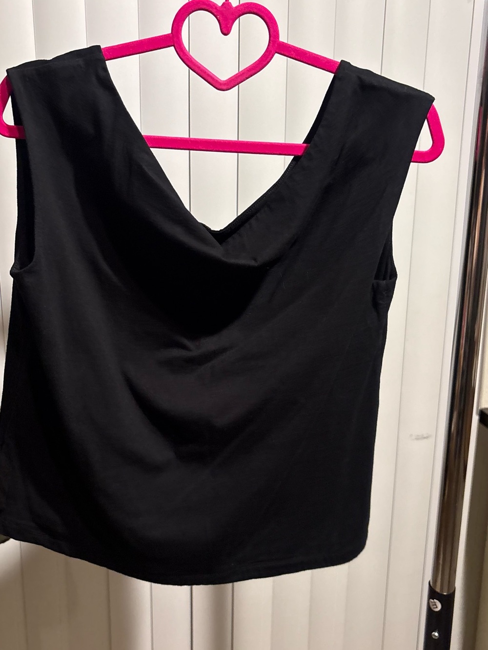 a new day Black Cowl Neck Sleeveless Camisole